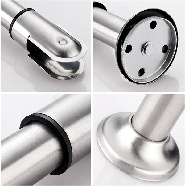 Phụ kiện inox 201 vách ngăn vệ sinh compact