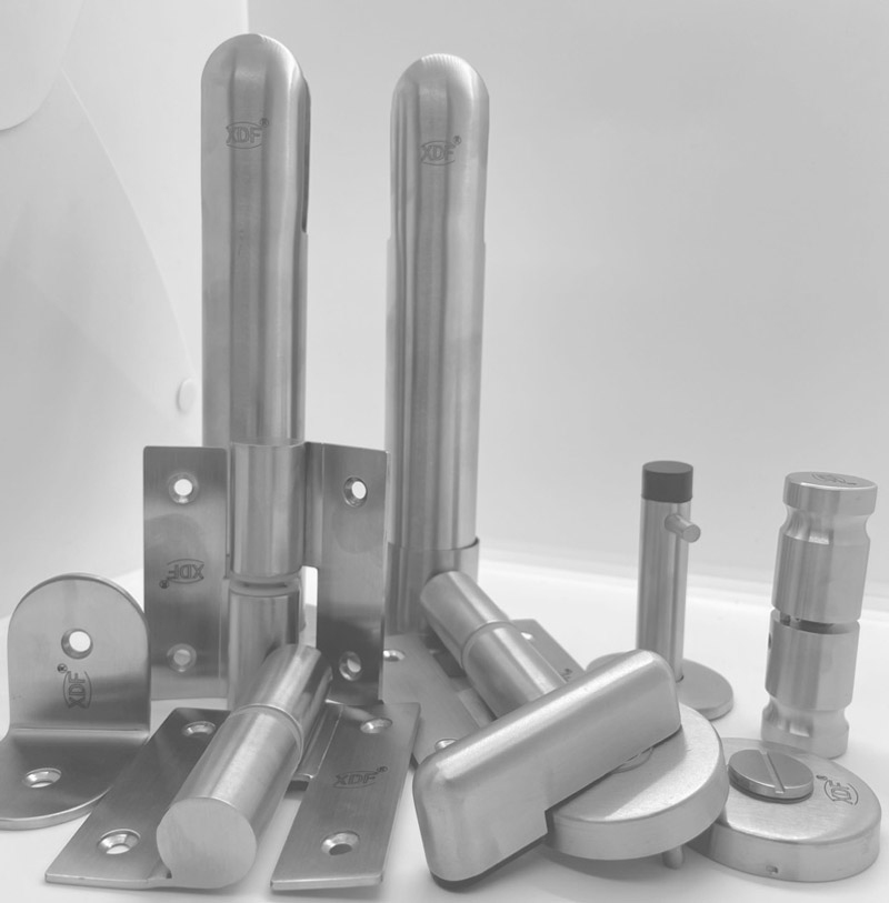Phụ kiện inox 304 vách ngăn vệ sinh compact